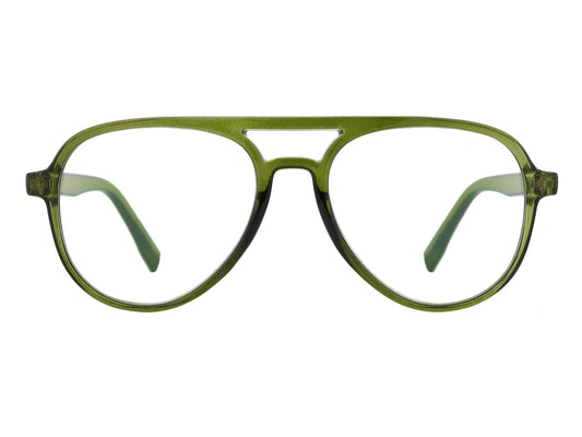 Goodlookers Reading Glasses 'Rockwell' Olive