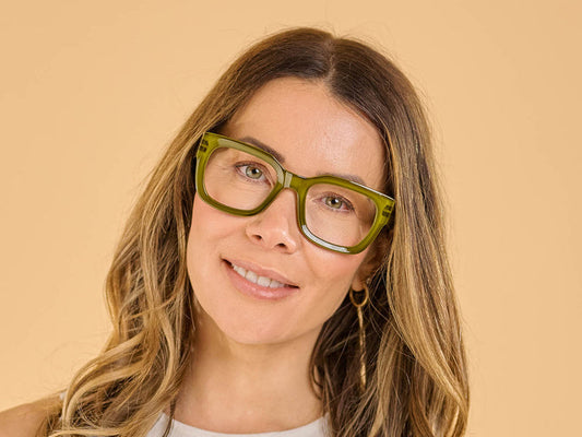 Goodlookers Reading Glasses 'Jordan' Olive