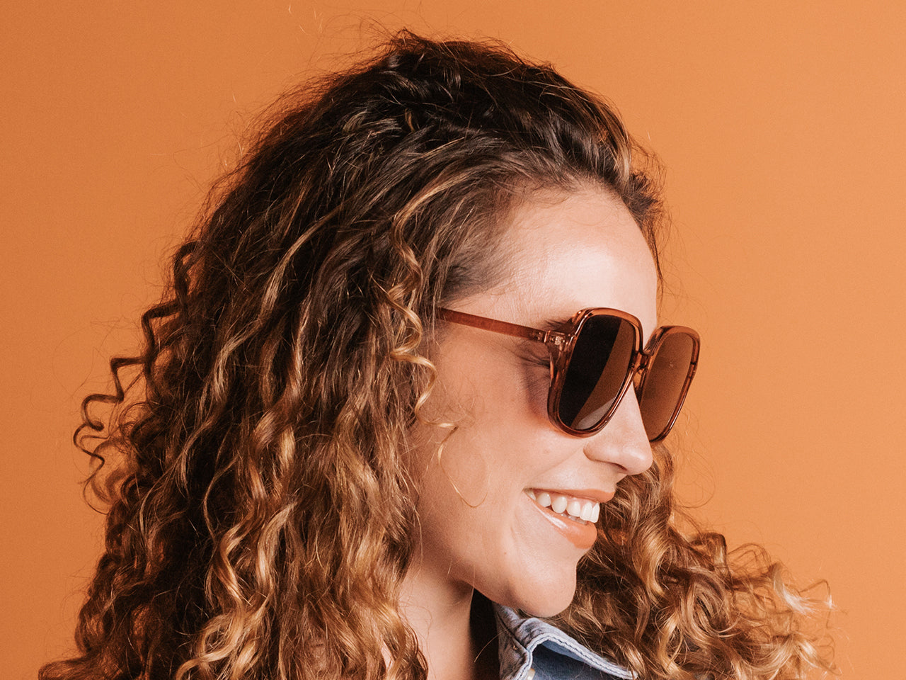Sunglasses Polarised 'Charlotte' Brown