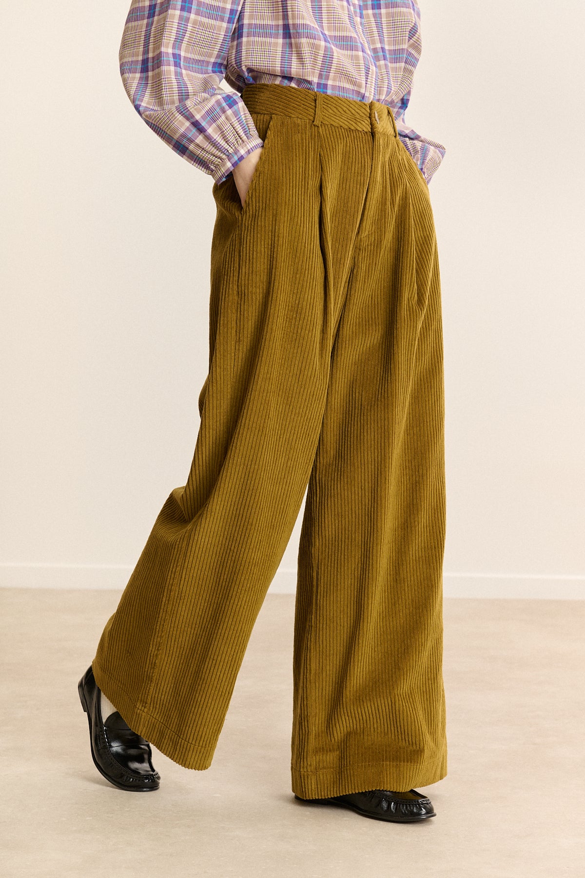 Grace & Mila Voltaire Trousers in Olive