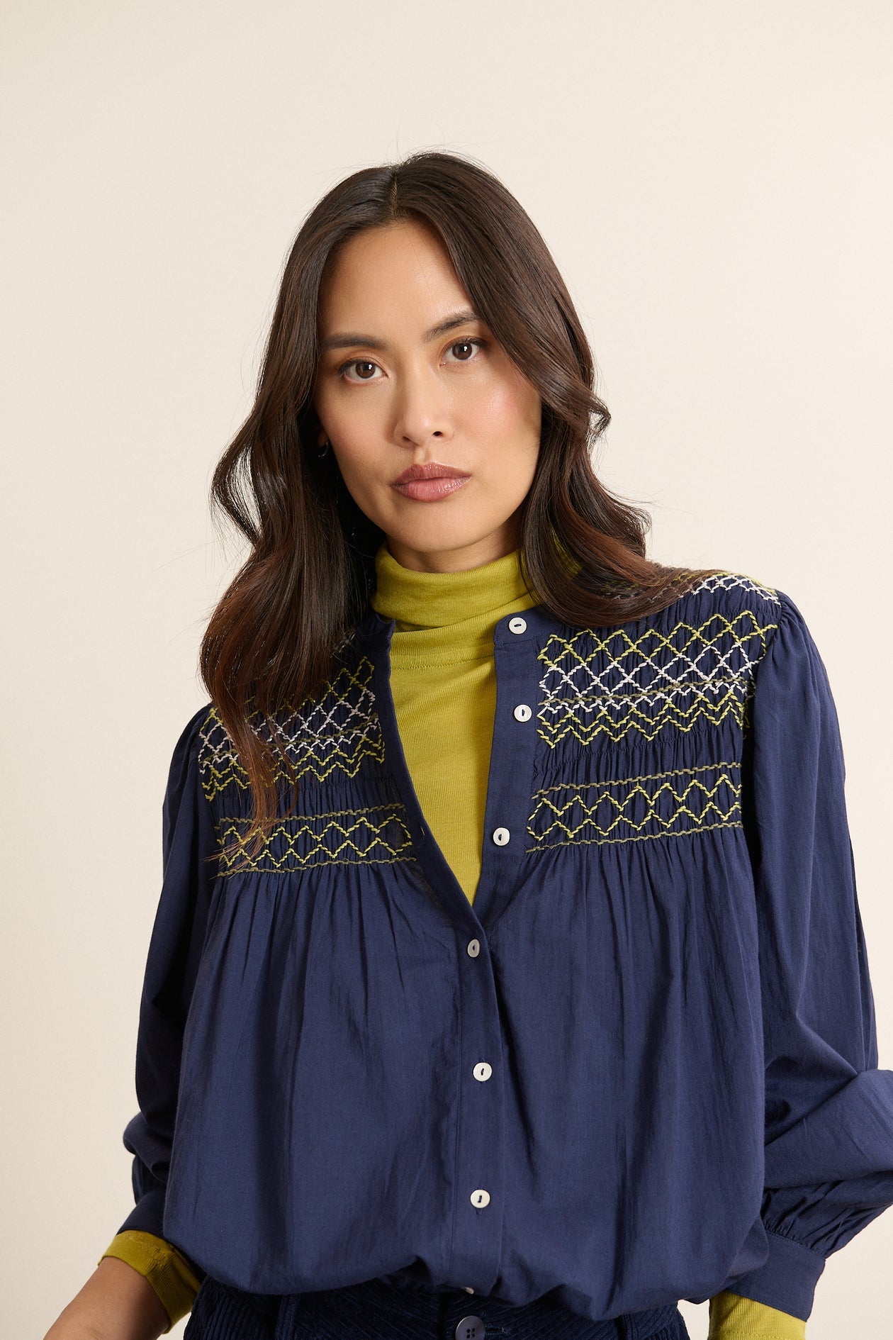 Garance Paris Ketty Blouse in Marine