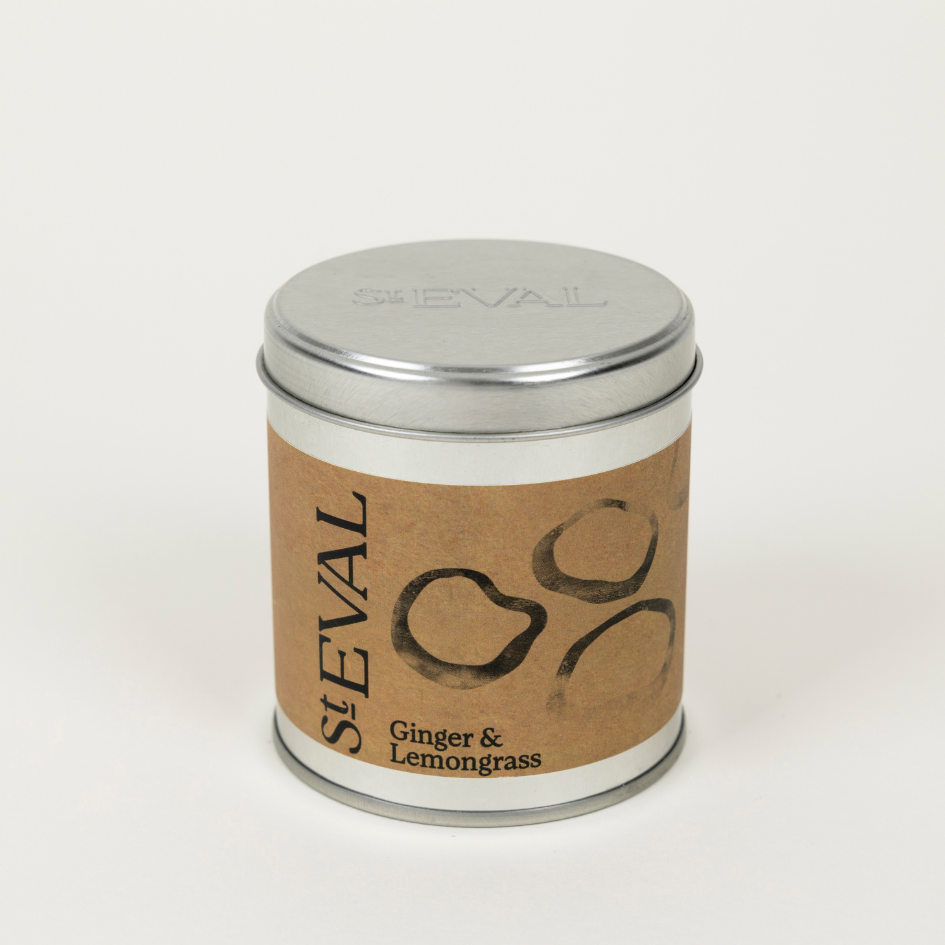 St Eval Ginger & Lemongrass, Scented Tin Candle