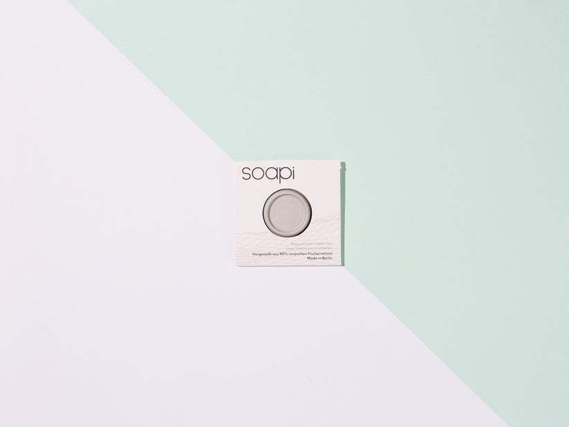 Soapi Grey Magnetic Soap Holder