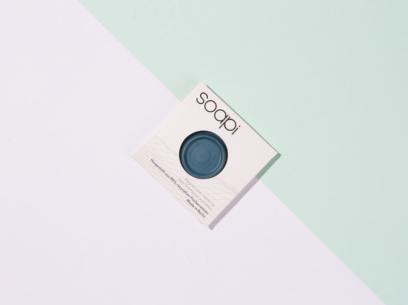 Soapi Petrol Blue Magnetic Soap Holder