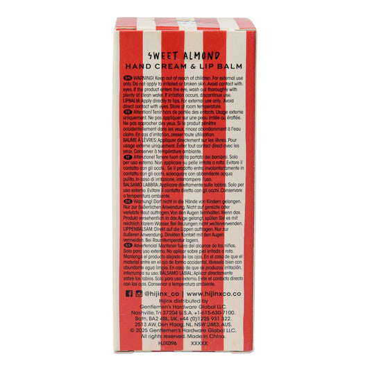Hijink Hand Cream Lip Balm Set - Sweet Almond