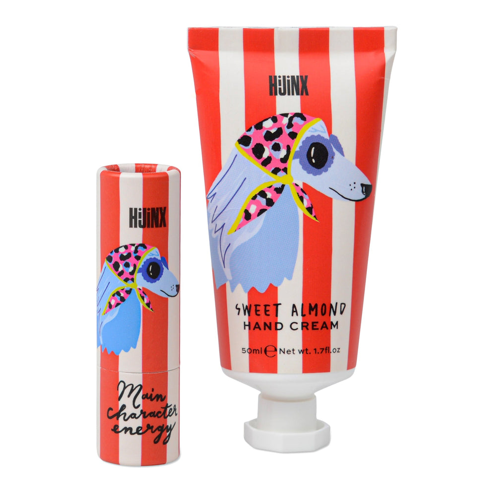 Hijink Hand Cream Lip Balm Set - Sweet Almond