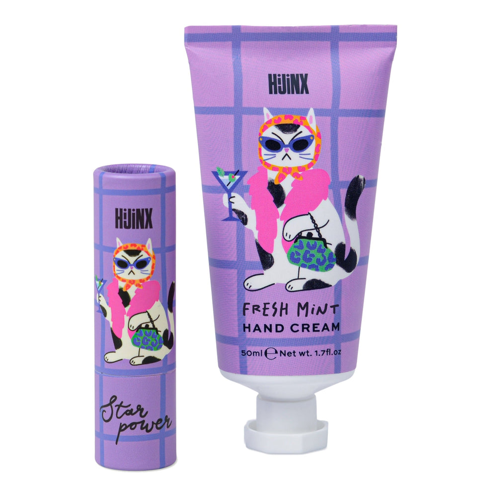 Hijink Hand cream and Lip Balm Set Mint