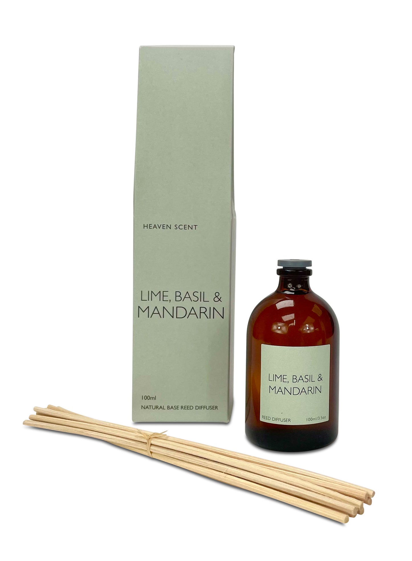 Lime, Basil and Mandarin reed diffuser with top notes is invigoratingly fresh and unexpectedly warming paired with Basil, which has a hint of pepper