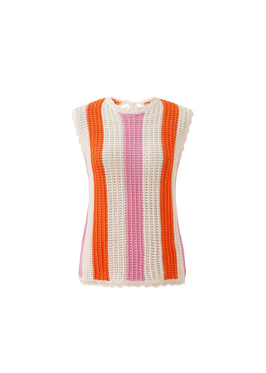 FRNCH Clusia Top in Creme