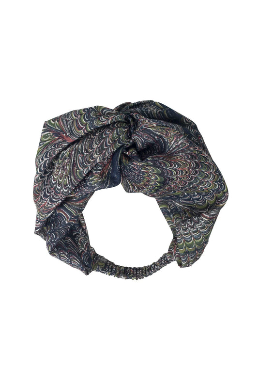 Indigo Marble Headband from One Hundred Stars