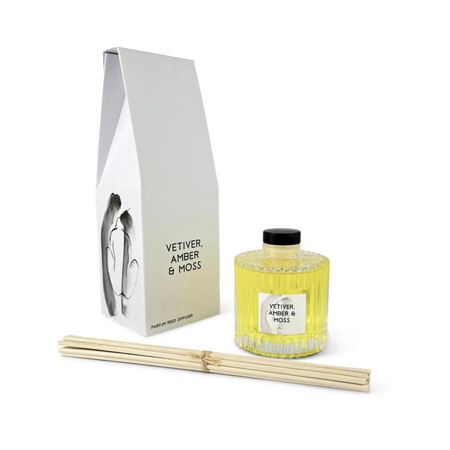 Heaven Scent Bougie Reed Diffuser in Vetiver, Amber & Moss 170ml