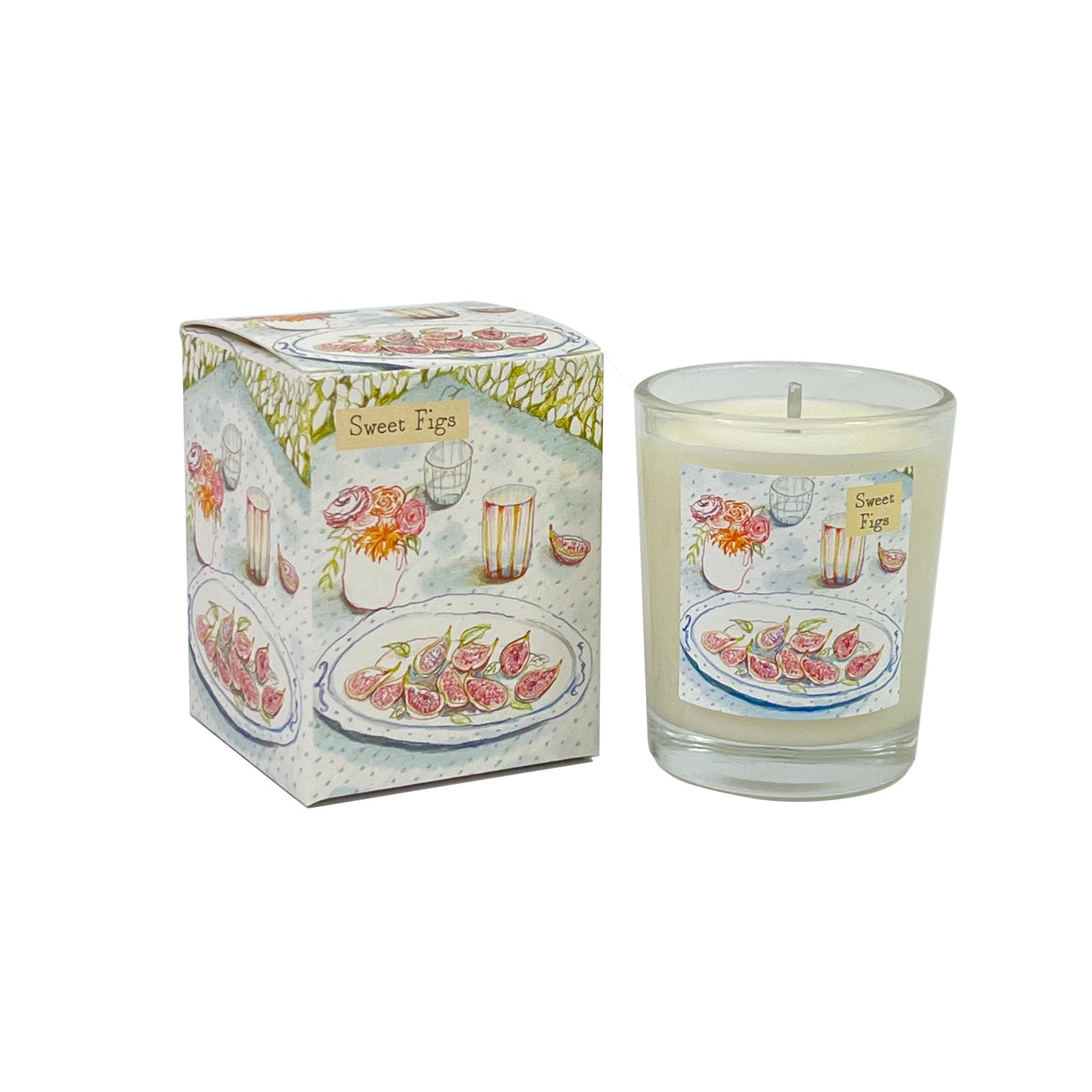 Heaven Scent Summer Range 9cl Candle Sweet Figs (Mediterranean Fig & Olive)