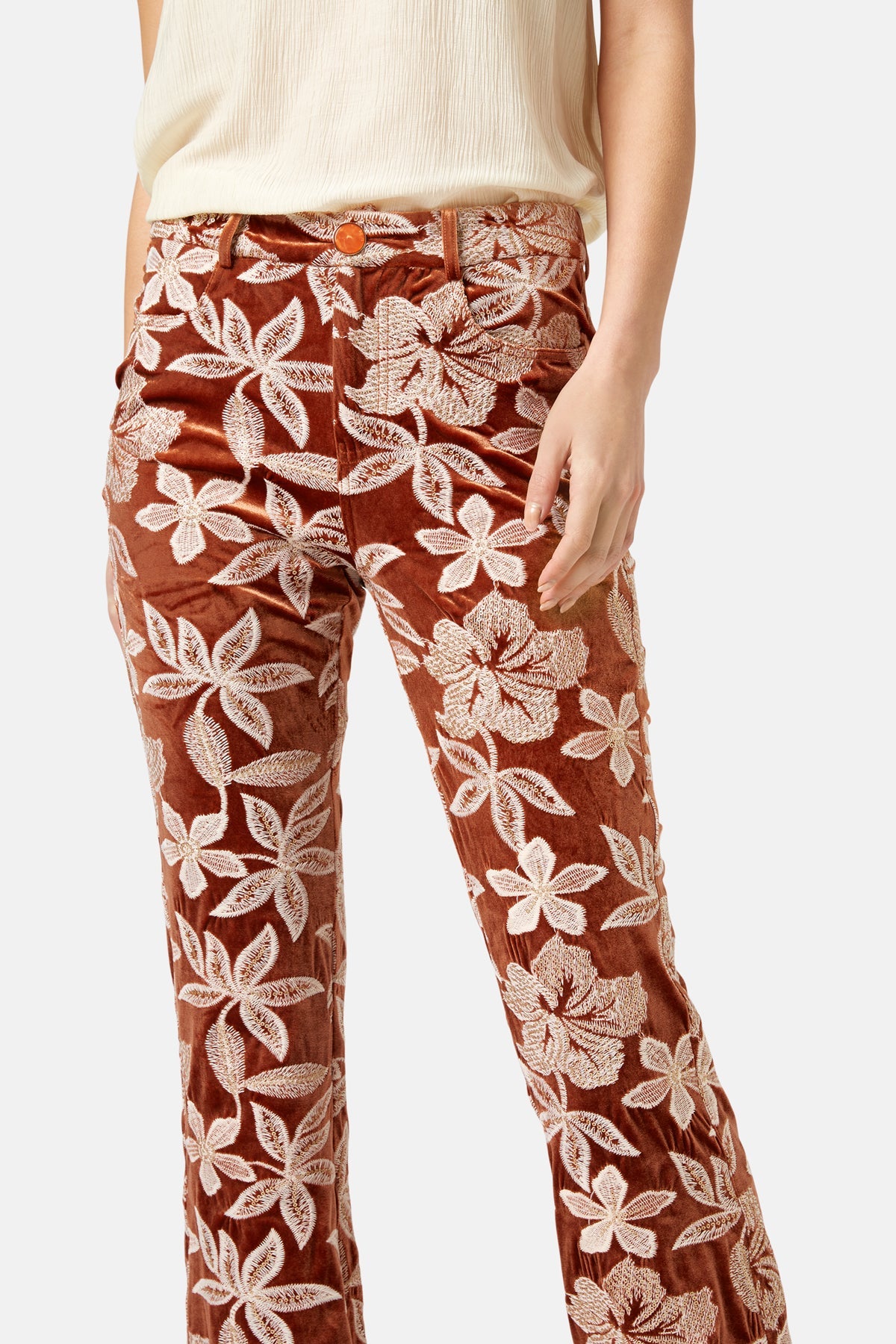 Traffic People Barely Noticed You Flare Trousers