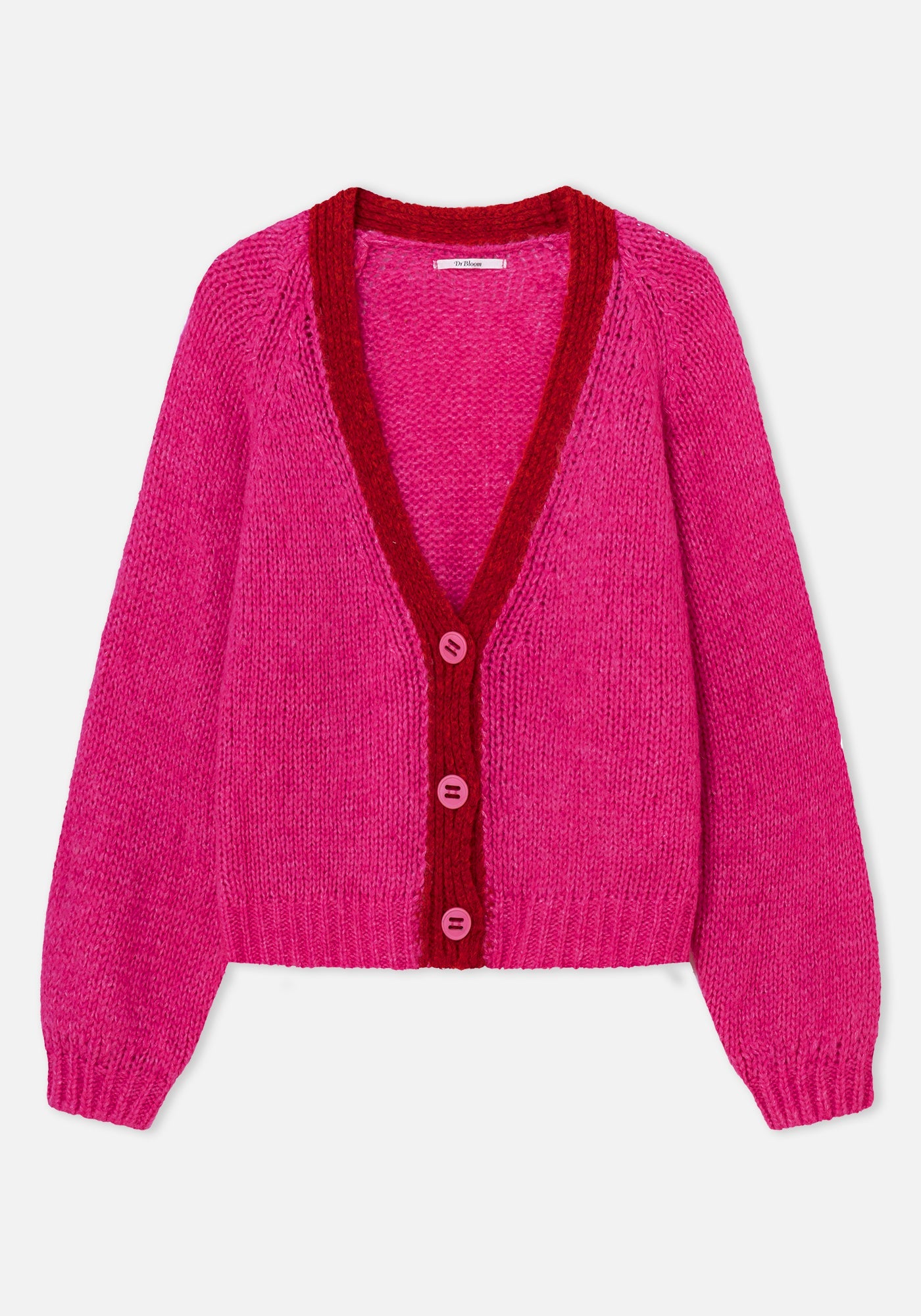 Dr Bloom Pink Cocoon Cardigan