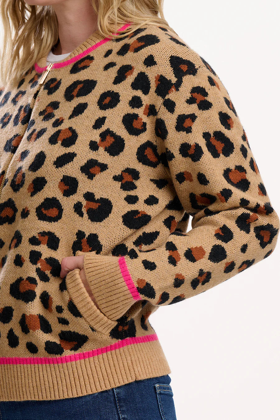 Sugarhill Brighton Solana Knitted Bomber