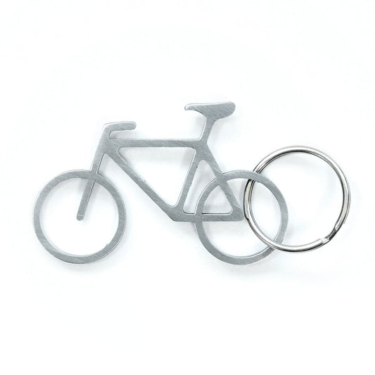 Kikkerland Fiets Metal Bike Key Ring and Bottle Opener