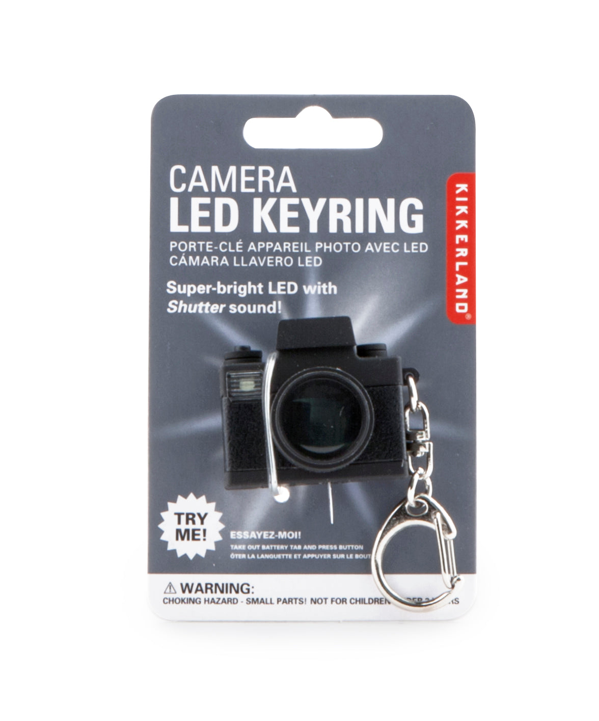 Kikkerland Camera Led & Sound Keychain