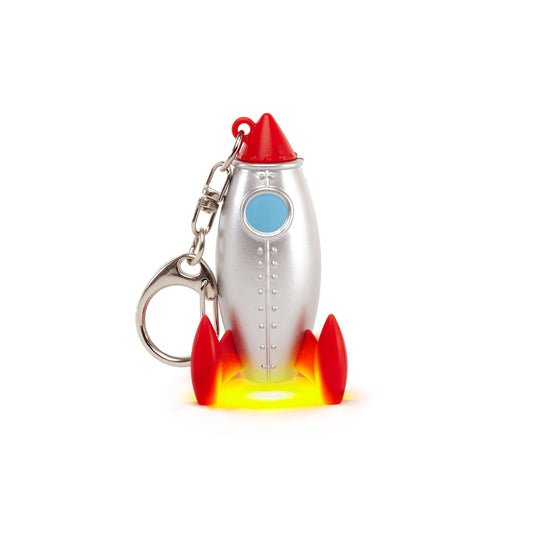 Kikkerland Rocket Led & Sound Keychain