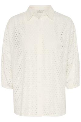 Kaffe Rumba Shirt in Chalk
