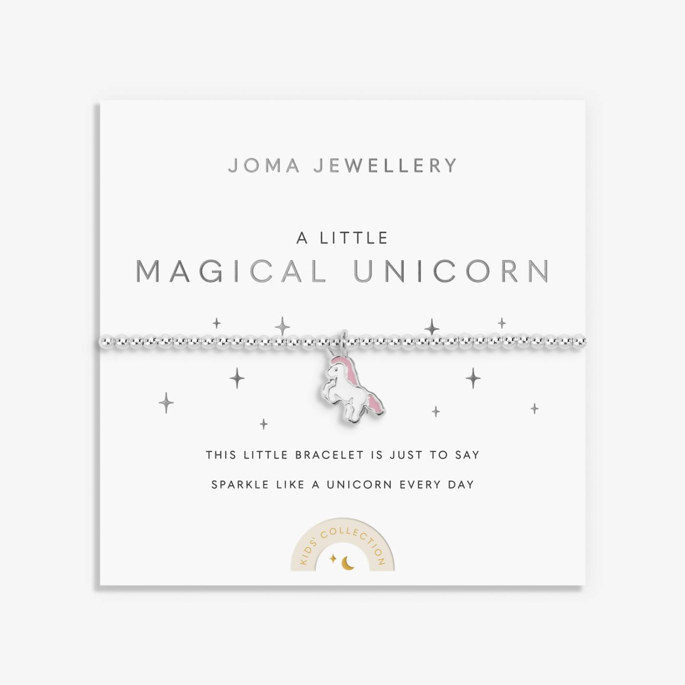Joma Jewellery Kids' A Little 'Magical Unicorn' Bracelet