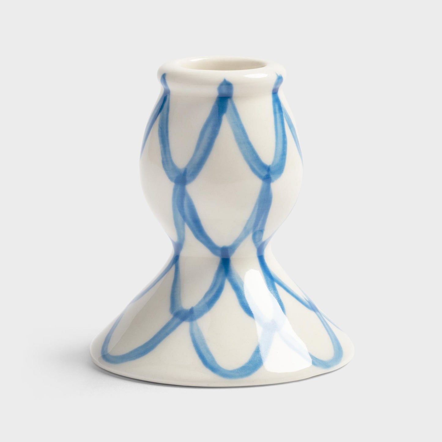 &Klevering Candle Holder in Sirène Blue