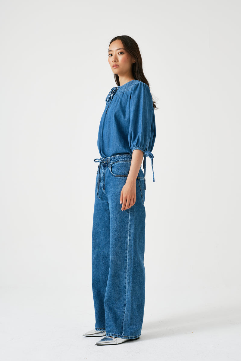 seventy + mochi Clio Blouse in Summer Vintage