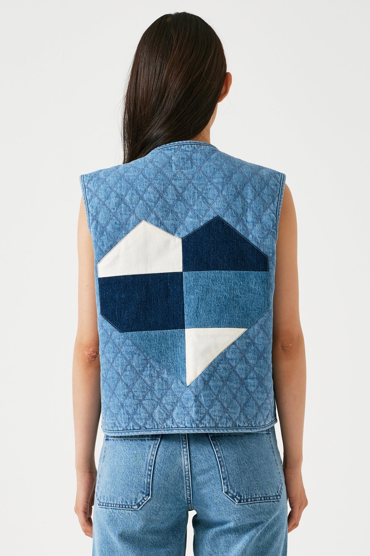 seventy + mochi Aria Vest in Rodeo Vintage