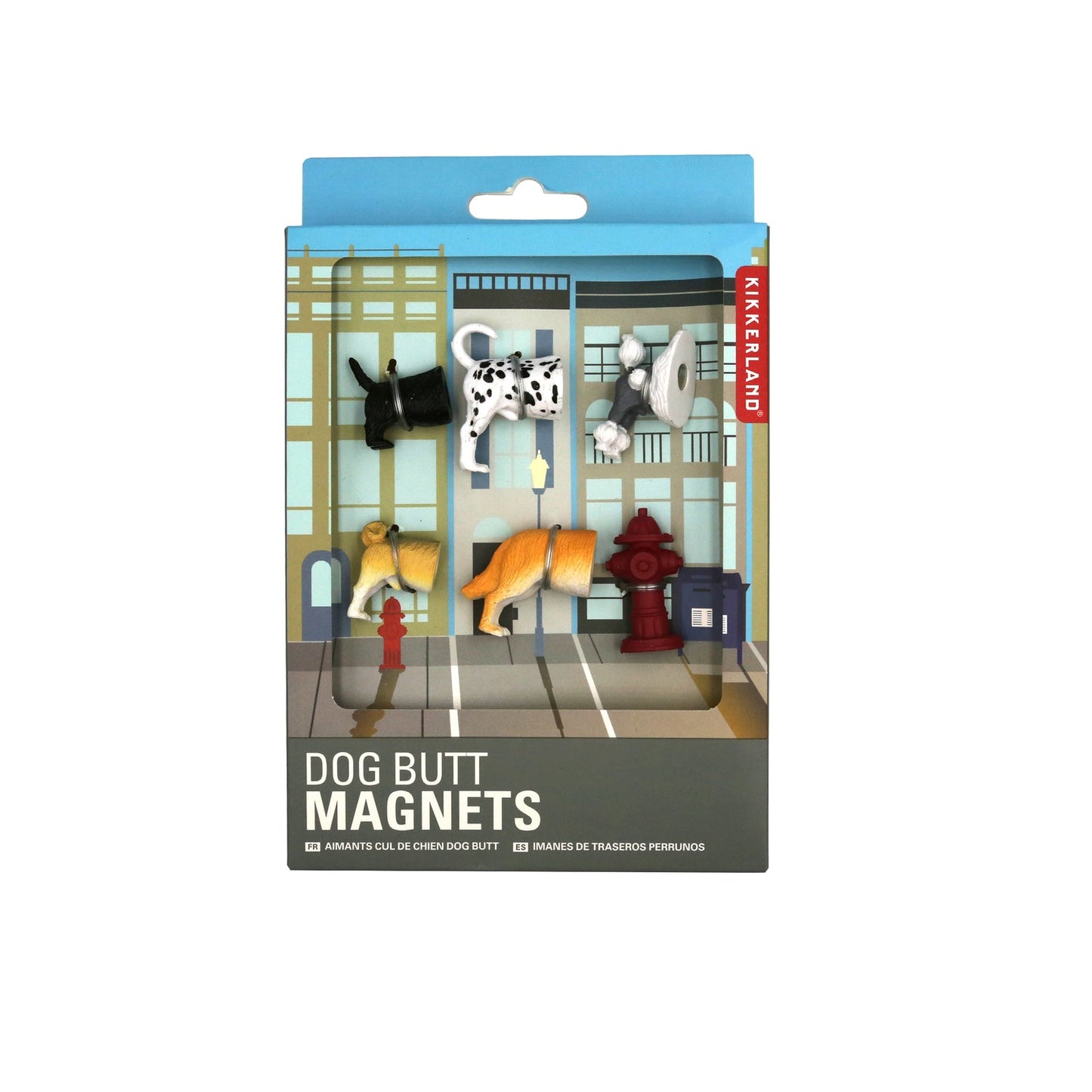 Kikkerland Dog Butt Magnets