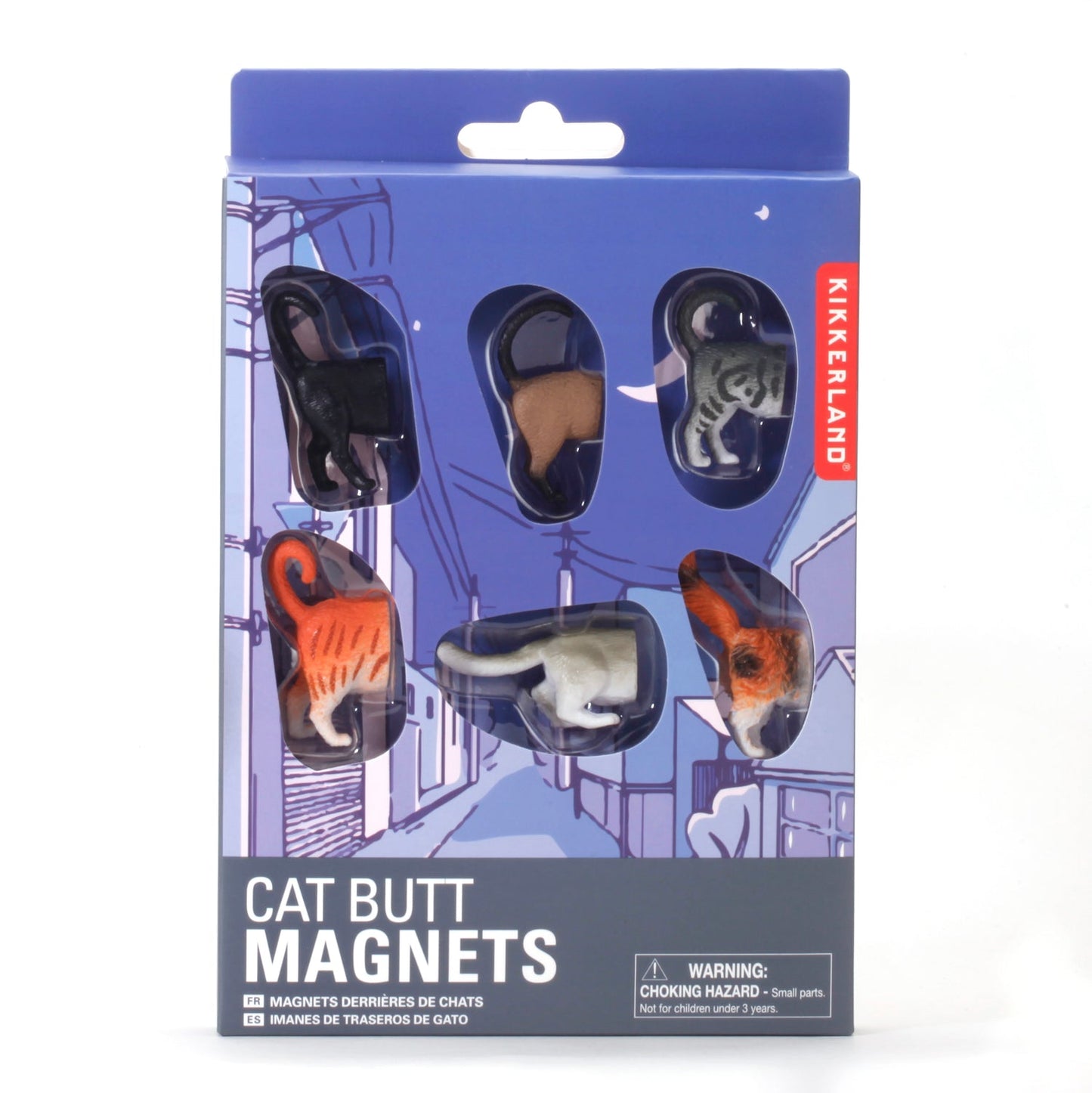 Kikkerland Cat Butt Magnets