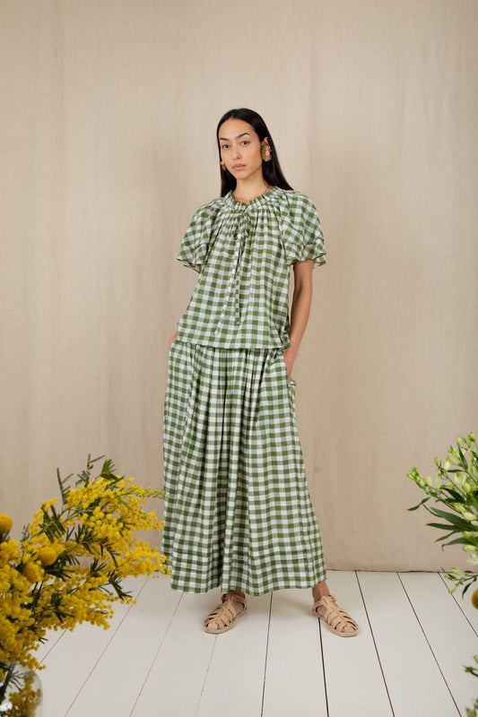 Bonte London Mina Top in Aloe