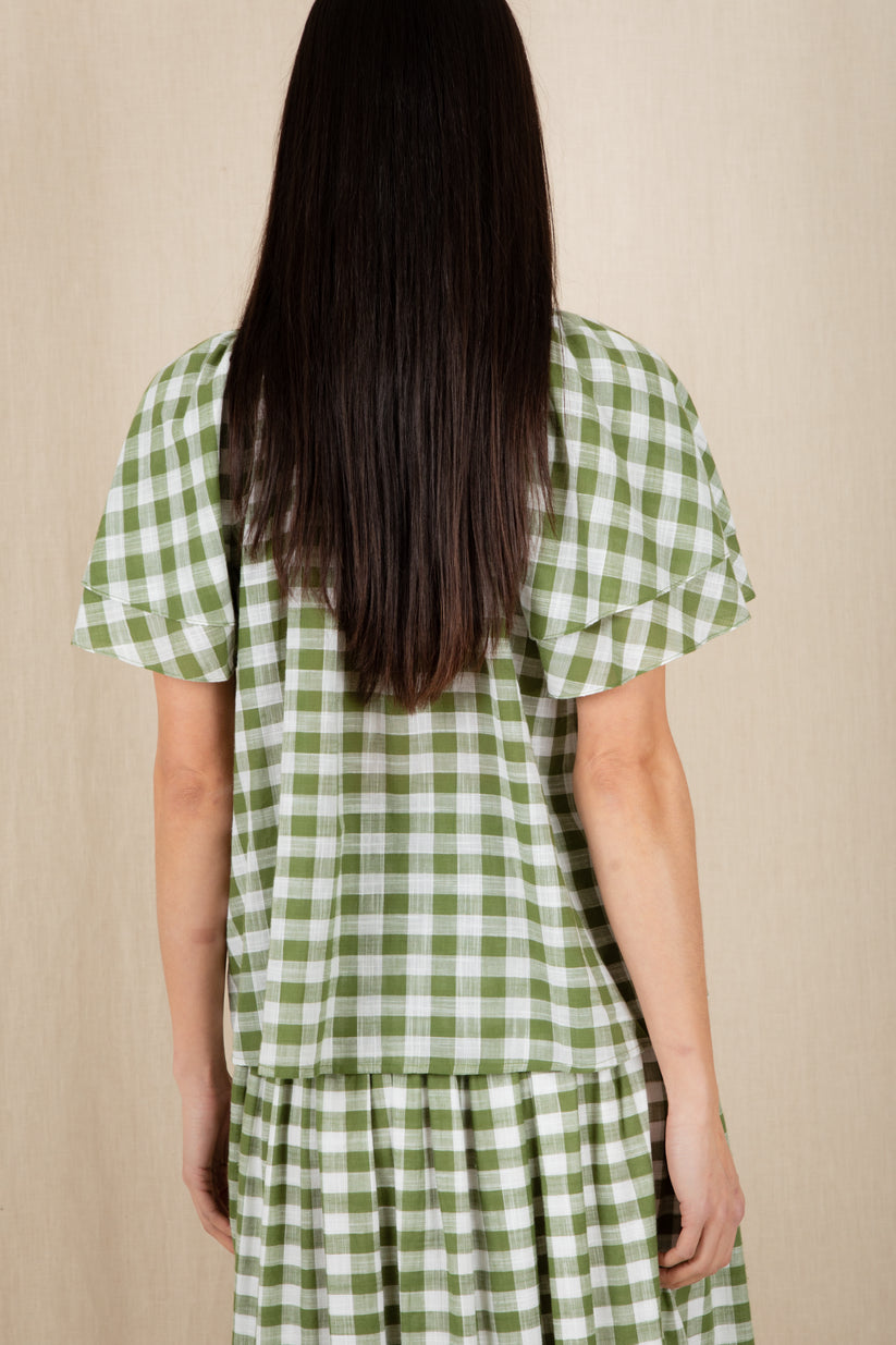 Bonte London Mina Top in Aloe