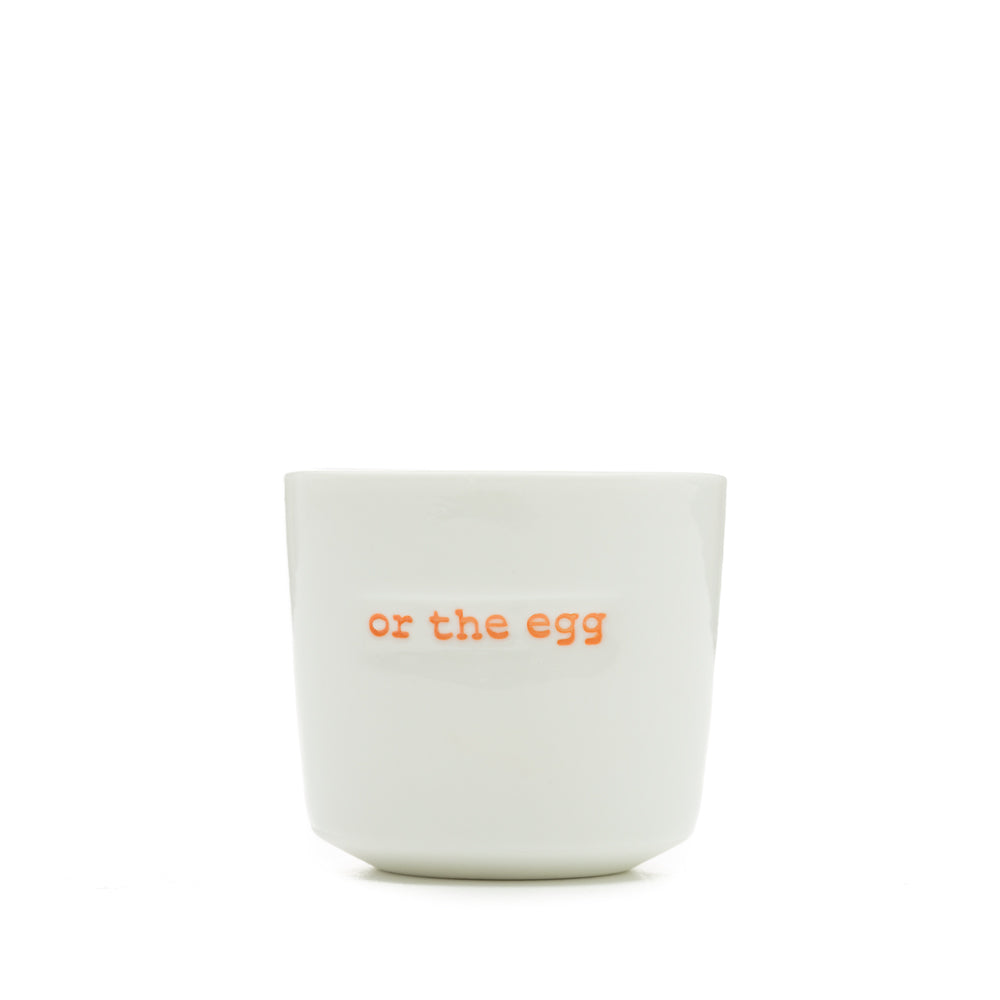 Egg Cup Set of 4 - What Came First, The Chicken or the Egg?