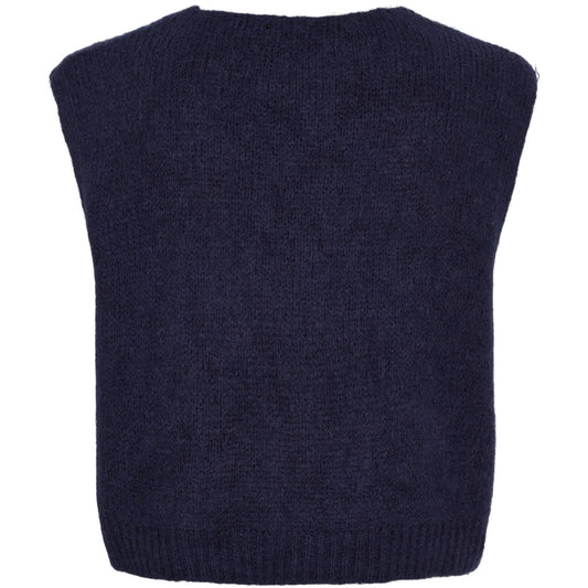 Marta Marlene Vest in Blue Scuro