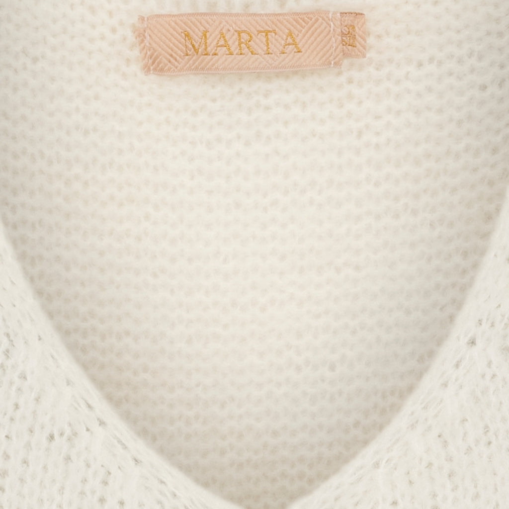 Marta Du Chateau Marlene Vest in Panna