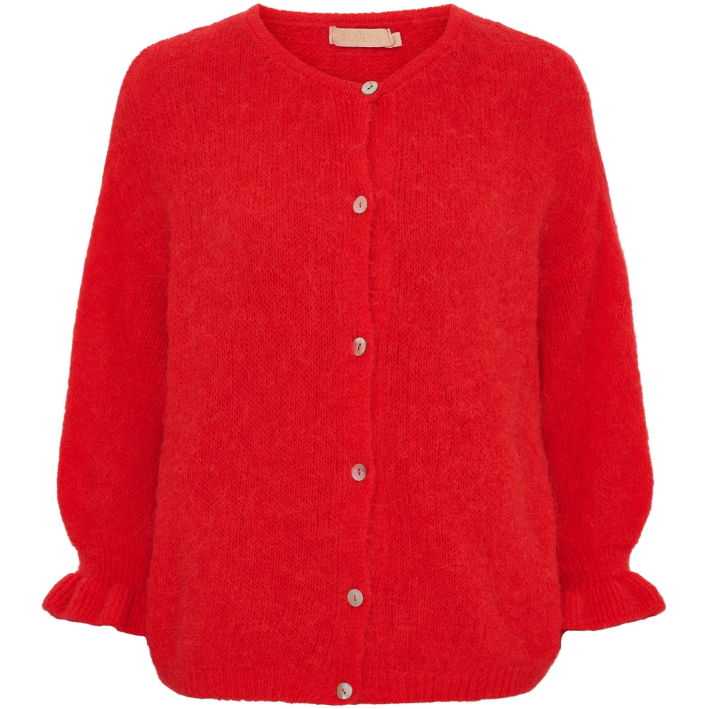 Marta Du Chateau Juliana Cardigan in Red