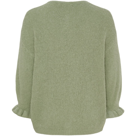 Marta Juliana Cardigan in Salvia Green