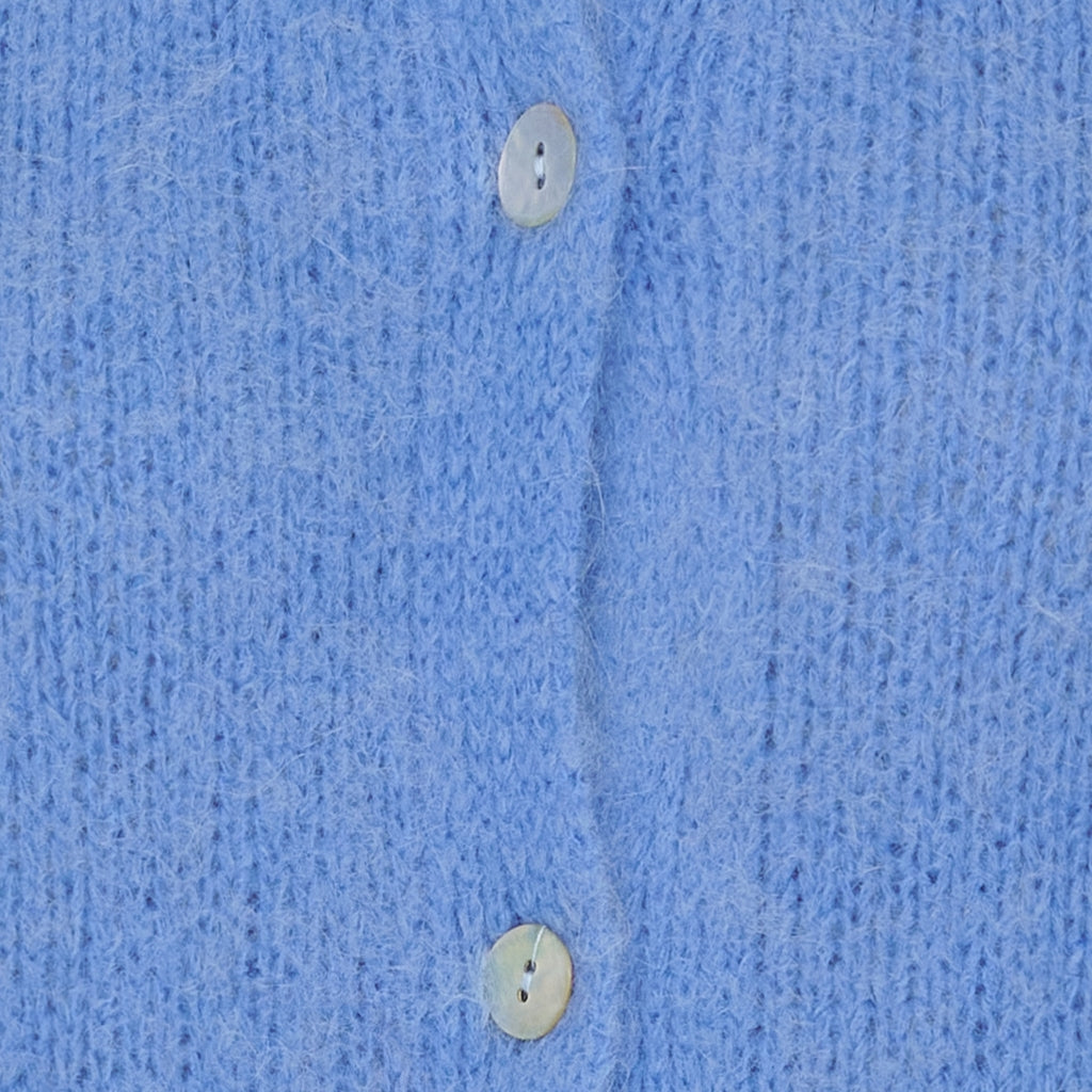 Marta Juliana Cardigan in Strong Celeste