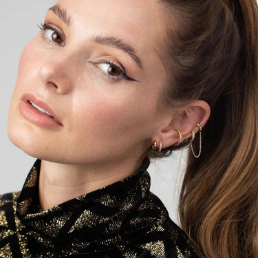Scream Pretty Chain Linked Mismatched Huggie Earring