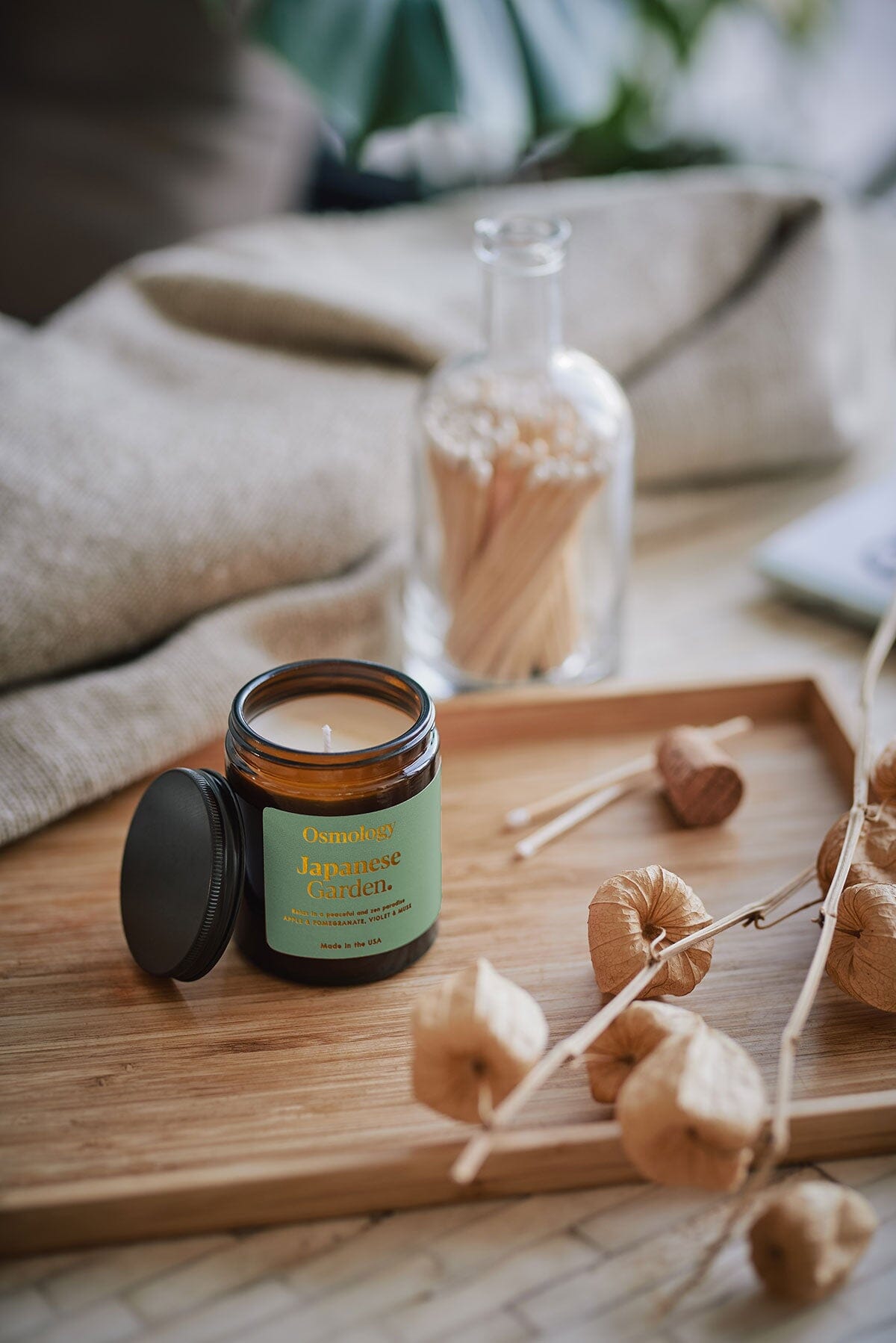 Osmology Japanese Garden Scented Jar Candle 140ml