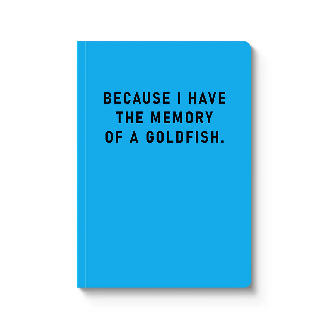 Ohh Deer Memory Of A Goldfish A5 Paperback Notebook
