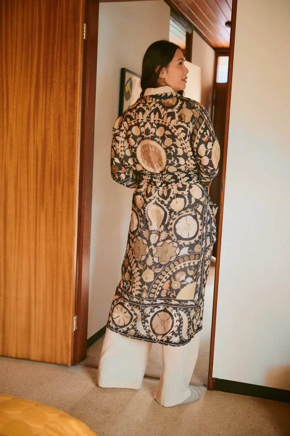 One Hundred Stars Susani Charcoal Gown