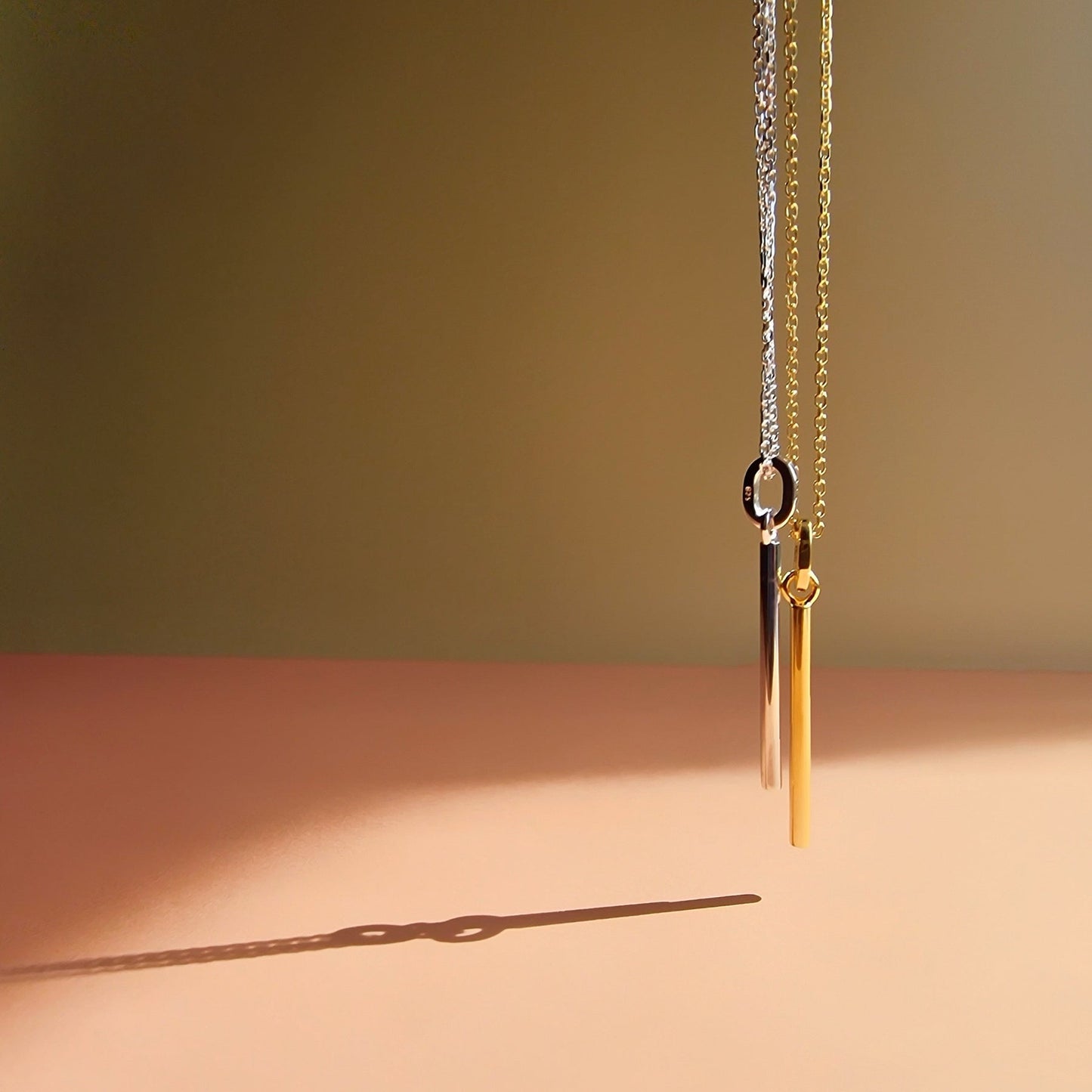 Vurchoo Jewellery Minimalist Silver Bar Pendant
