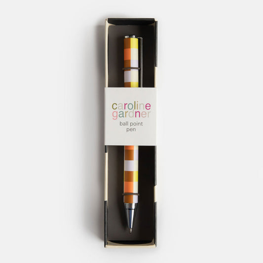 Caroline Gardner Multi Check Boxed Pen