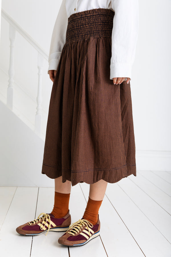 Bonte London Polly Skirt in Midnight/Tan