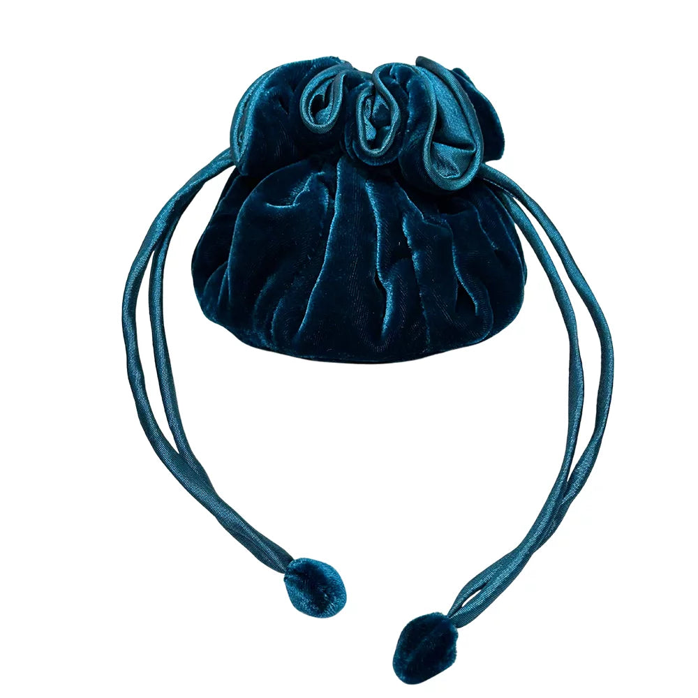 Velvet Draw Pull Purse