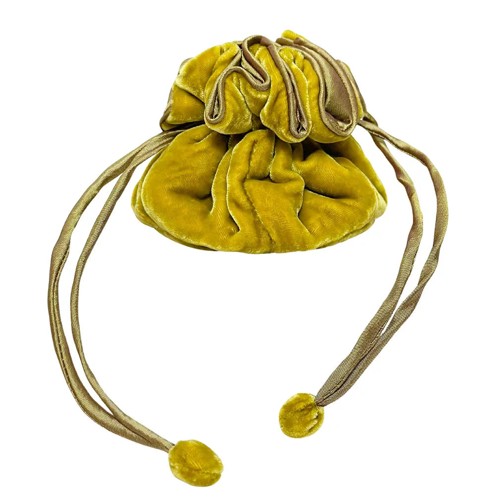 Velvet Draw Pull Purse