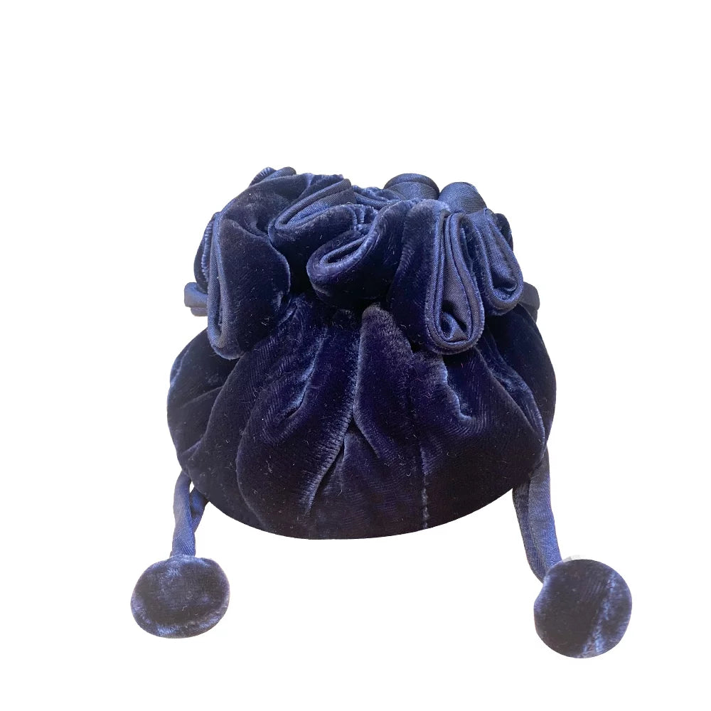 Velvet Draw Pull Purse