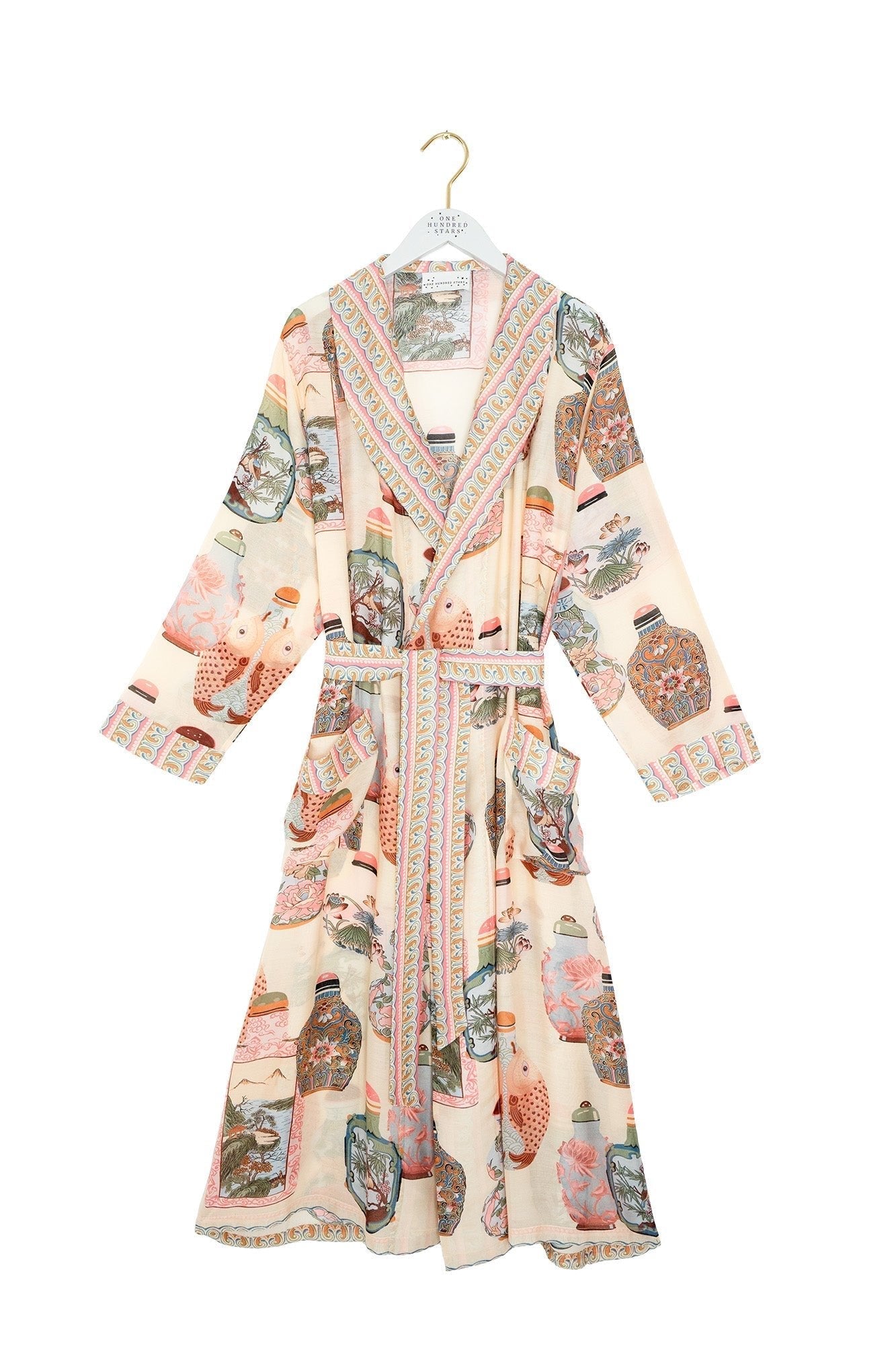 One Hundred Stars Perfume Bottles Blush Gown