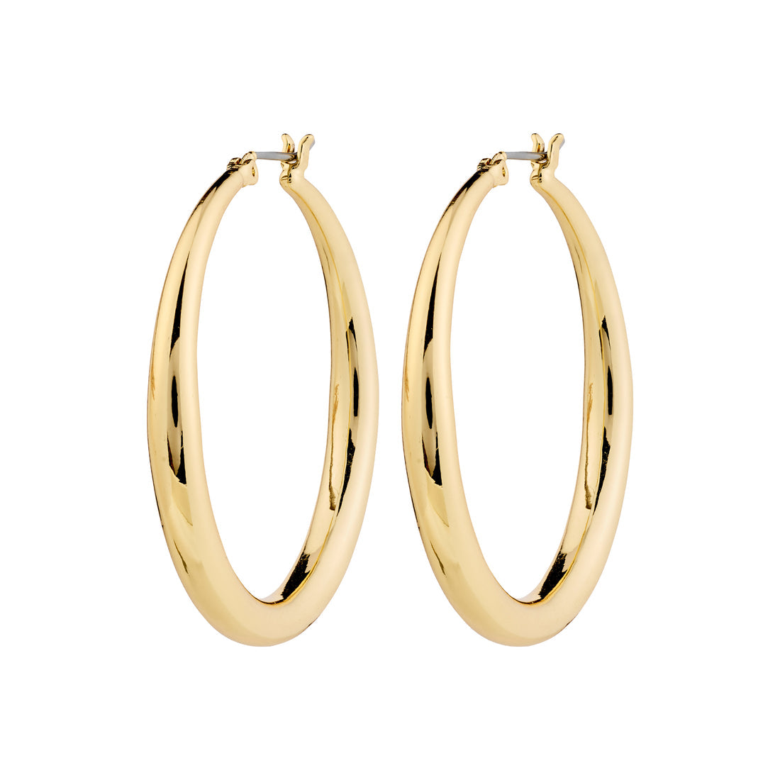 Pilgrim JORUN large hoop earrings gold-plated