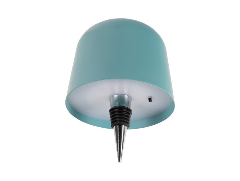 Present Time Bottle Lamp Cone Hat LED in Classic Blue